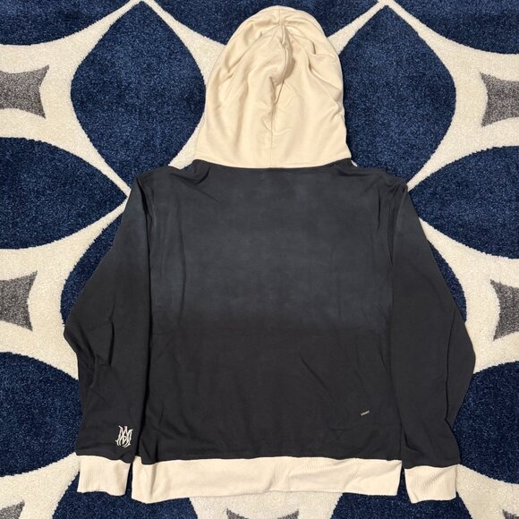 Amiri Spellout Panel White and Black Hoodie Mens Large - Picture 3 of 3